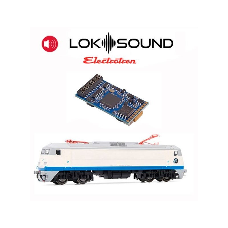 Digital decoder w/ sound for 269.6 locomotive, RENFE.