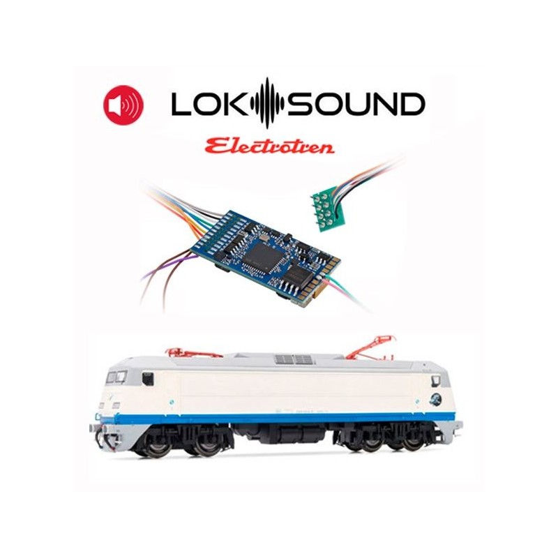 Decoder con sonido para la locomotora 269.6, RENFE.