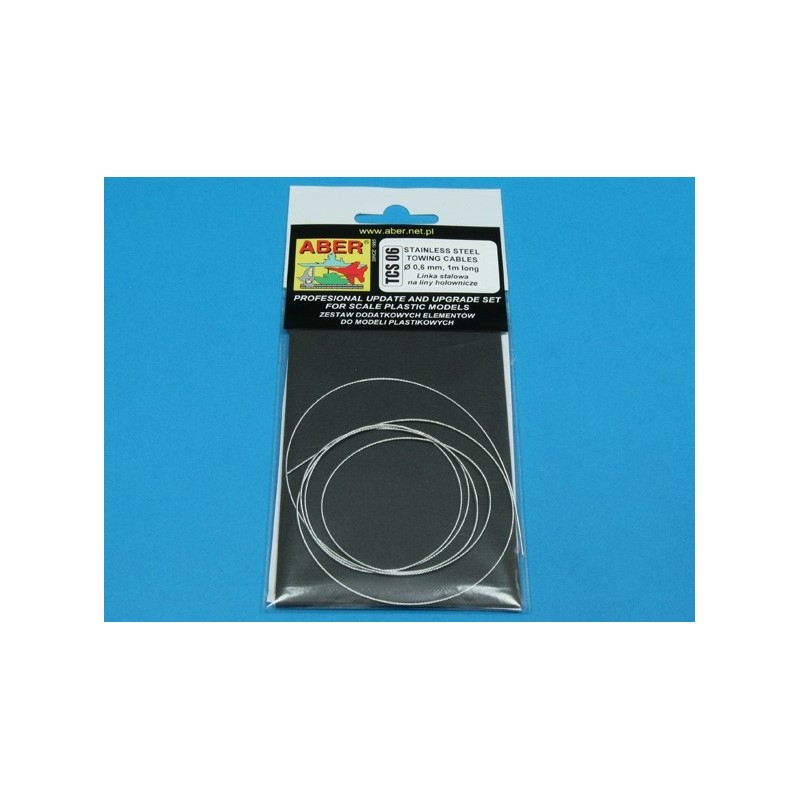 Stainless steel cable. 0,6 mm.