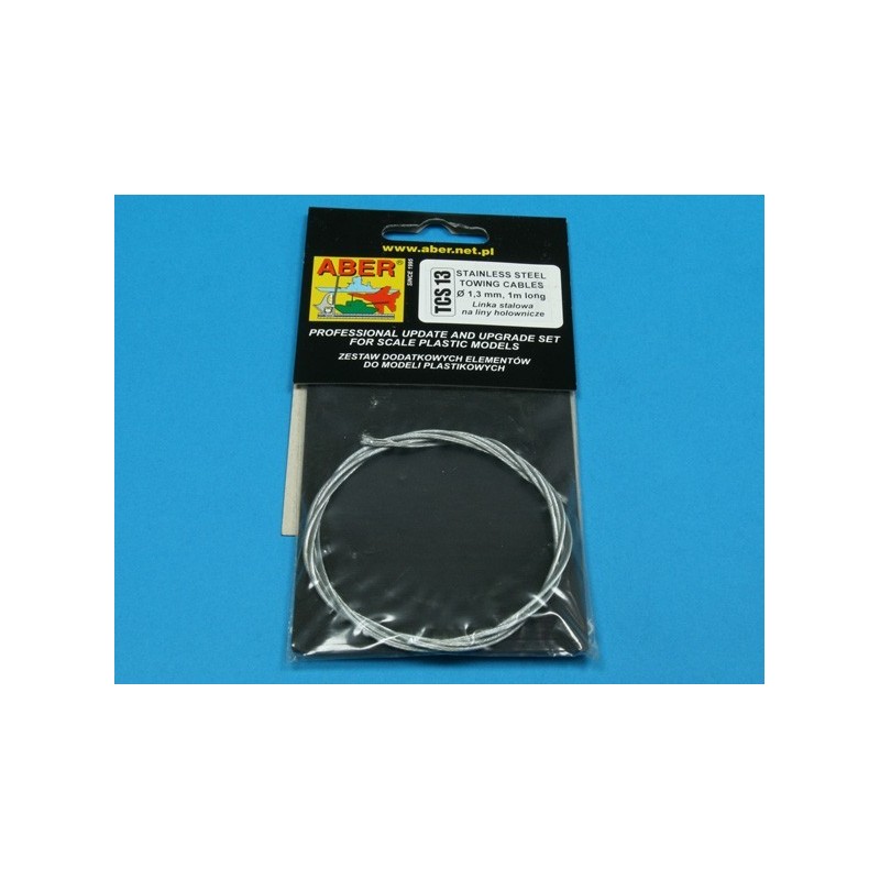 Stainless steel cable. 1,3 mm.