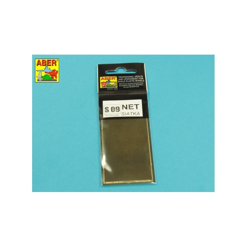 Photo-etched: Net 0.75 x 0.75 mm.