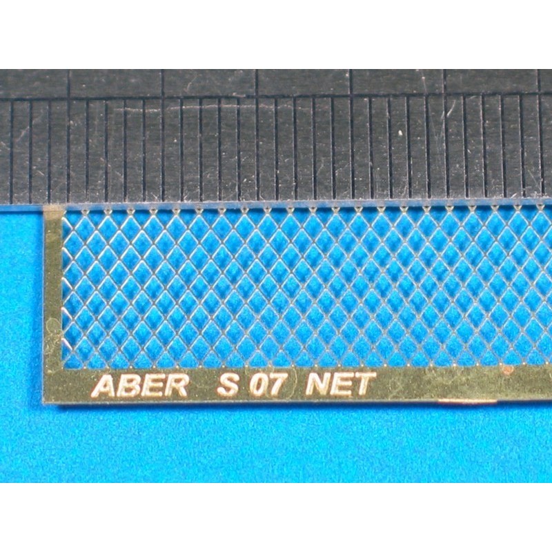 Photo-etched: Net 1.2 x 0.7 mm.