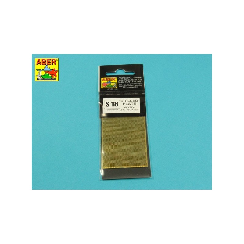 Photodécoupé : plaque perforée de 1,0 mm.