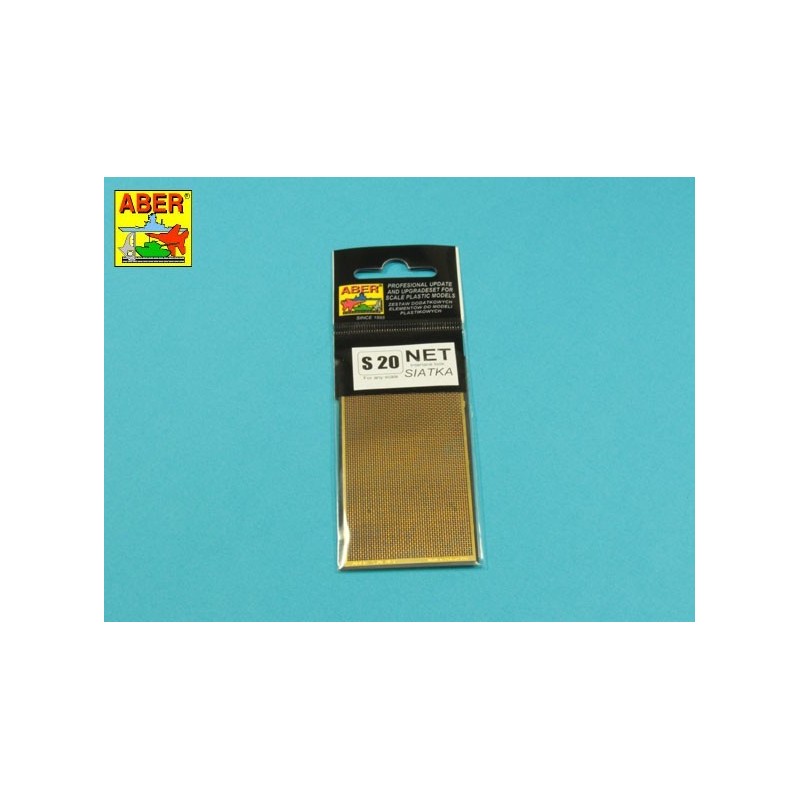 Fotogeätzt: Netz mit verflochtenem Netz 0,8 x 0,8 mm.