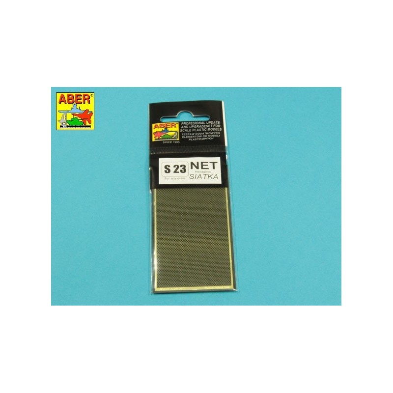 Filet photodécoupé : Filet hexagonal 1,1 x 1,0 mm.