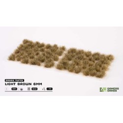 Grasklumpen. Hellbraun (6 mm).