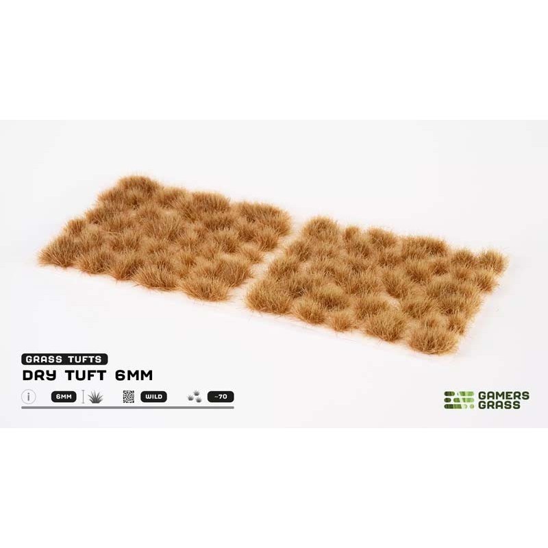Wild tufts. Dry tuft (6 mm).
