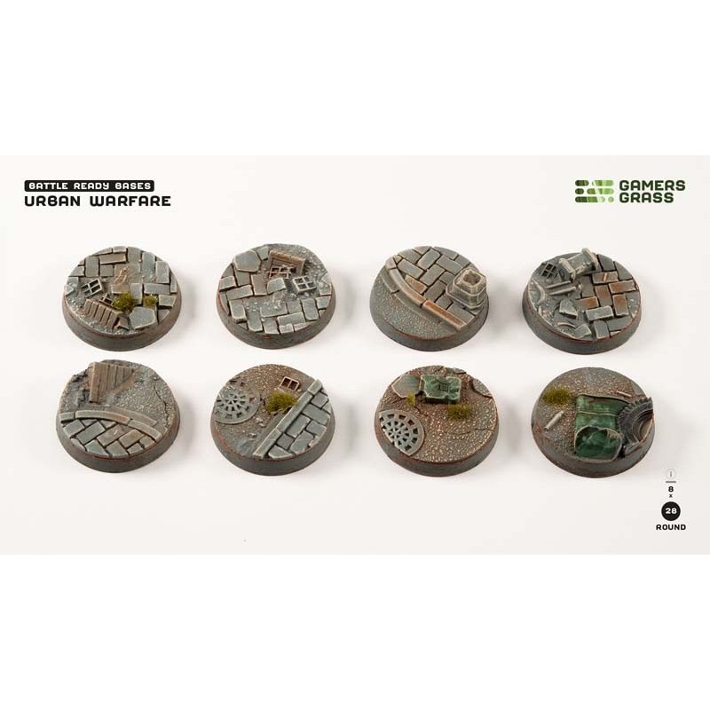 Bases urbanas, 28 mm.