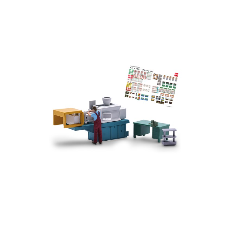 Machine de moulage par injection.