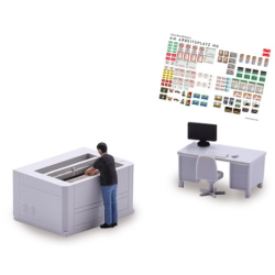 Laser machine.