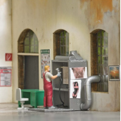 Peintre avec cabine.