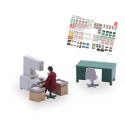 Pad printing machine.