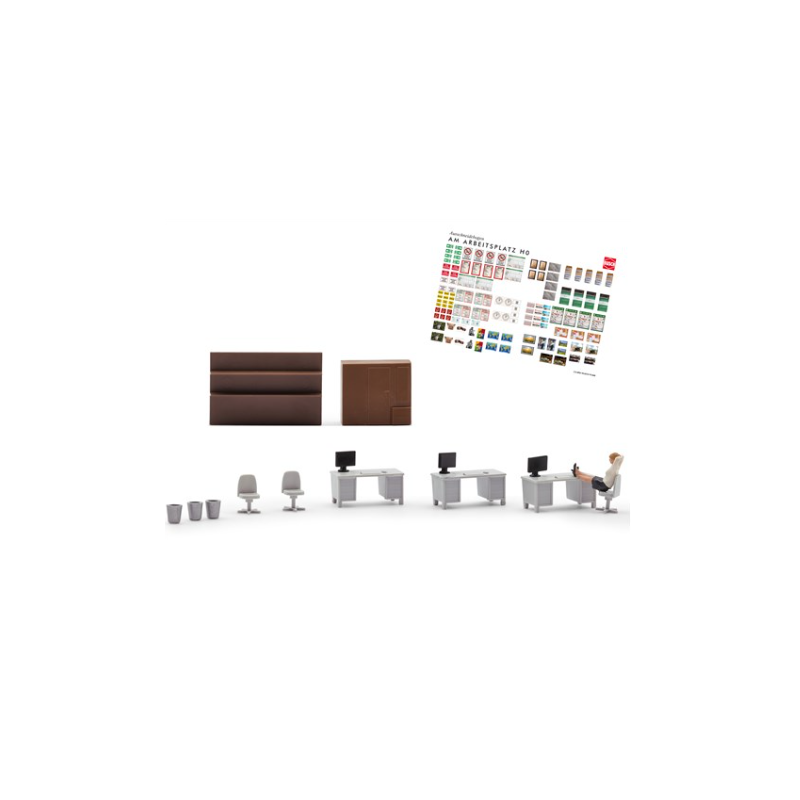 Fin del trabajo en la oficina.