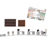 Fin du travail au bureau.