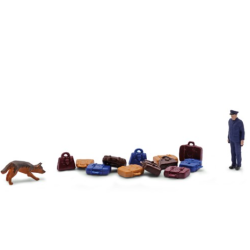 Bundespolizei mit Spürhund.