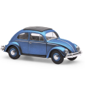 VW Beetle oval window export version metallic blue.