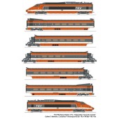 TGV PSE, Rama 16, 7 coches. Record del mundo. SNCF. Sonido.