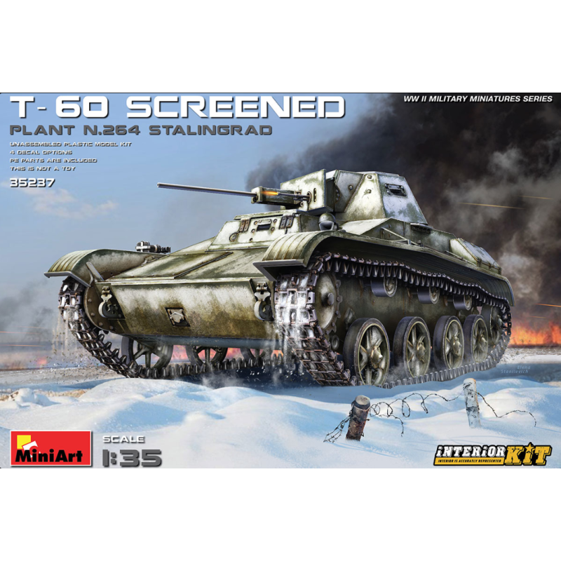 T-60 Screened (Plant No. 264 Stalingrad) Interior Kit.