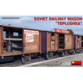 Vagón de ferrocarril soviético “TEPLUSHKA”.