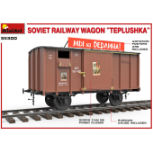 Vagón de ferrocarril soviético “TEPLUSHKA”.