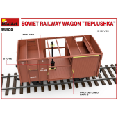 Vagão ferroviário soviético "TEPLUSHKA".