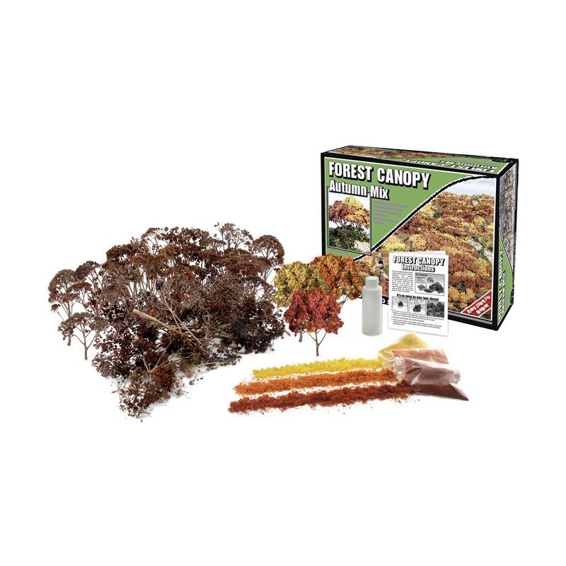 Set de creación de árboles, otoño. WOODLAND F1663