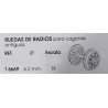 Eixo raiado, 6,2 mm. ROMFORD