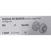 Asse a raggi, 6,2 mm. ROMFORD