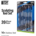 Sculpting Tools - Carvers (x10).