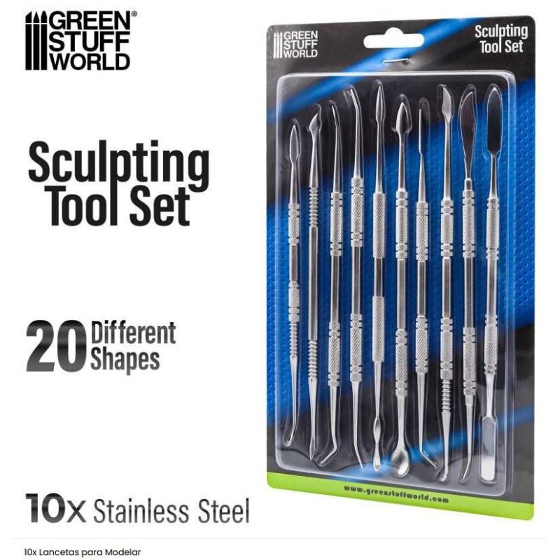 Sculpting Tools - Carvers (x10).