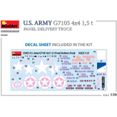 Camion de livraison U.S. Army G7105 4x4 1,5 tonne