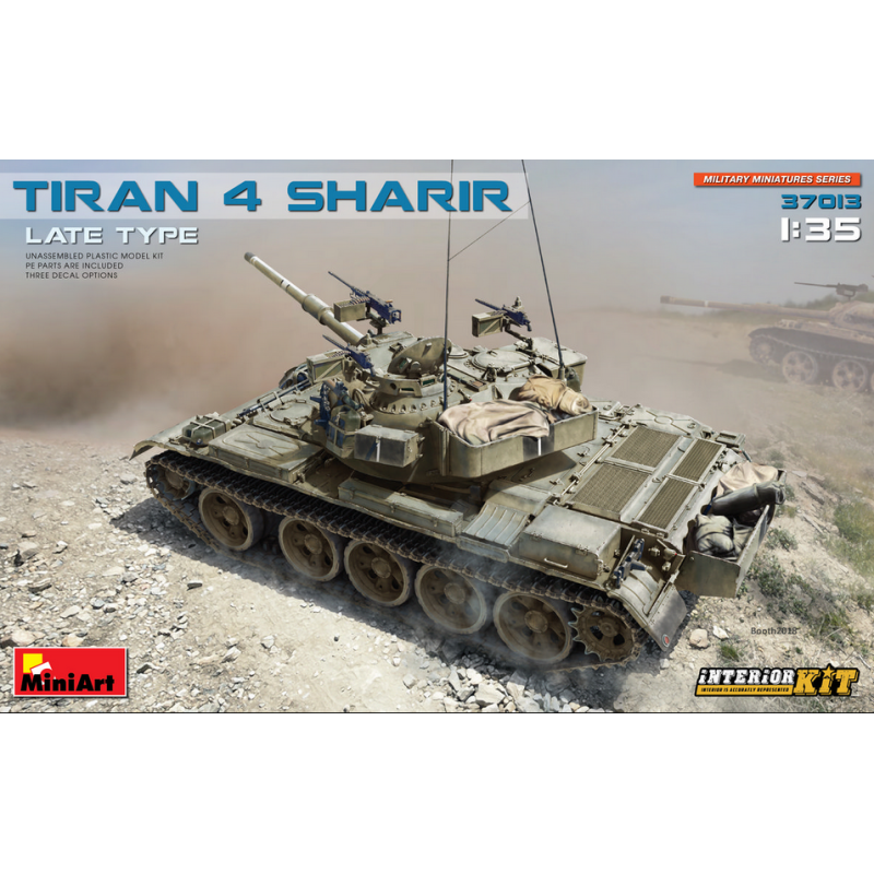 MINIART 37013 Tiran 4 Sharir Late Type con interior, Maquetas - Militar ...