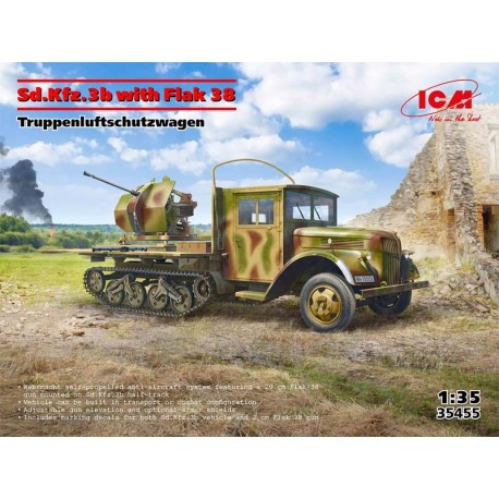 Sd.Kfz.3b com Flak 38.