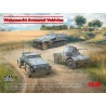Ensemble de véhicules blindés de la Wehrmacht.