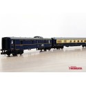 Primer set de 3 coches "Edelweiss Pullman Express". CIWL.