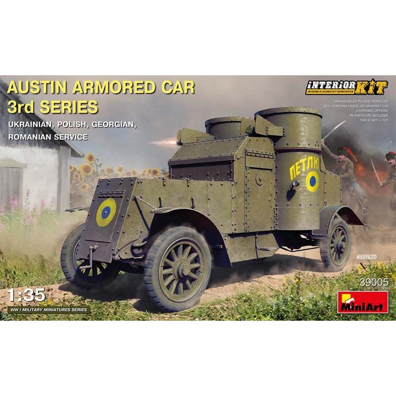 Véhicule blindé Austin 3ème série.