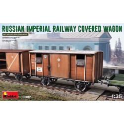 Russian Imperial Railway Covered Wagon.