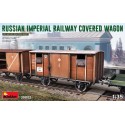 Russian Imperial Railway Covered Wagon.