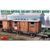 Wagon fermé des chemins de fer impériaux russes.