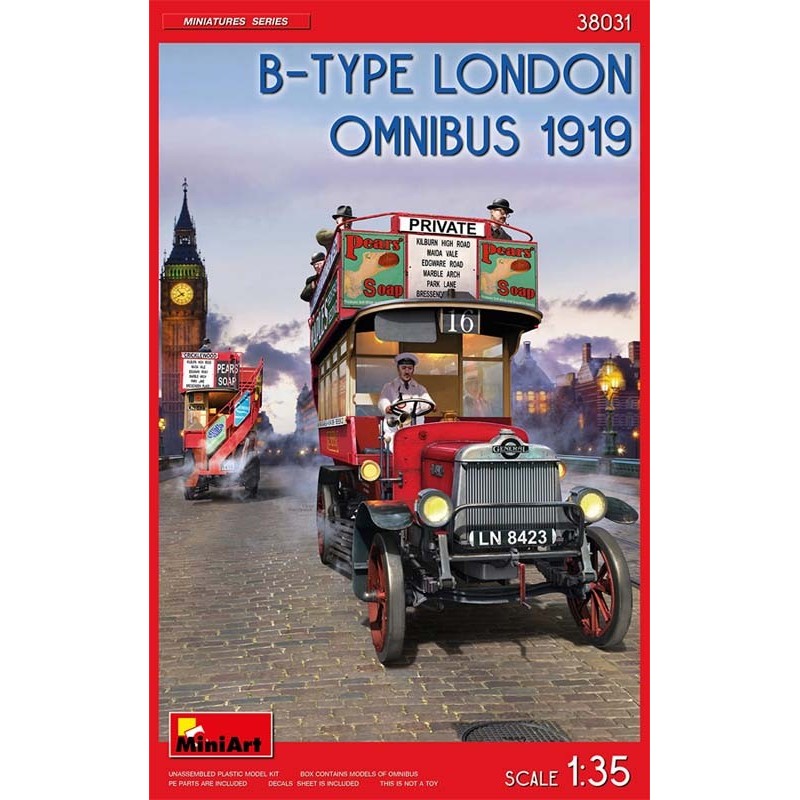 Londoner Omnibus, 1919.