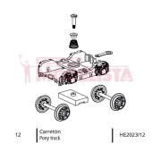 Carrello per 7200/7500 RENFE.