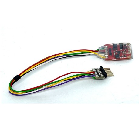 FD Micro II Decoder. NEM 651 (mit Kabeln). FD Micro II Decoder. NEM 651 (mit Kabeln).