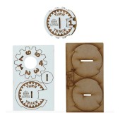 Bolt Action MDF Turn Marker.