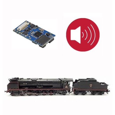 Digital decoder w/ sound for series 2200 RENFE. Digital decoder w/ sound for series 2200 RENFE.