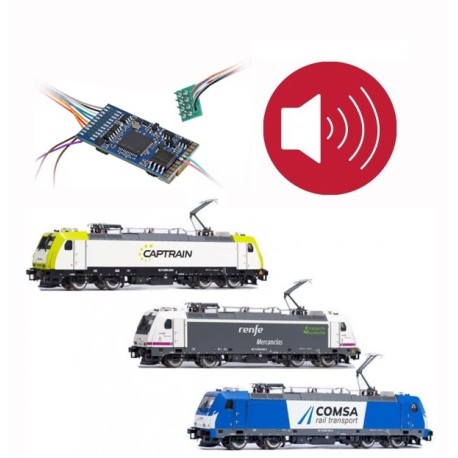 Digital decoder w/ sound for RENFE 253. 8pines Digital decoder w/ sound for RENFE 253. 8pines
