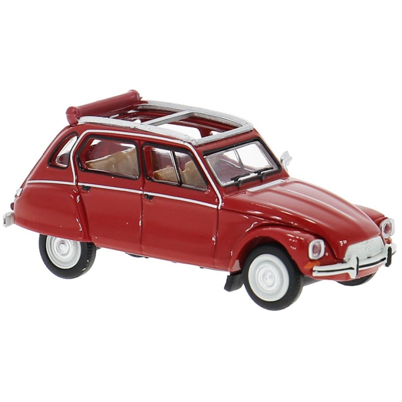 Citroen Dyane, vermelho.