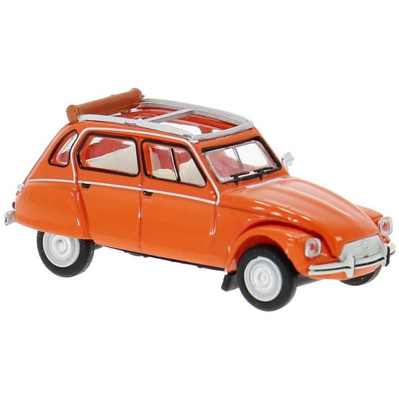 Citröen Dyane, orange.