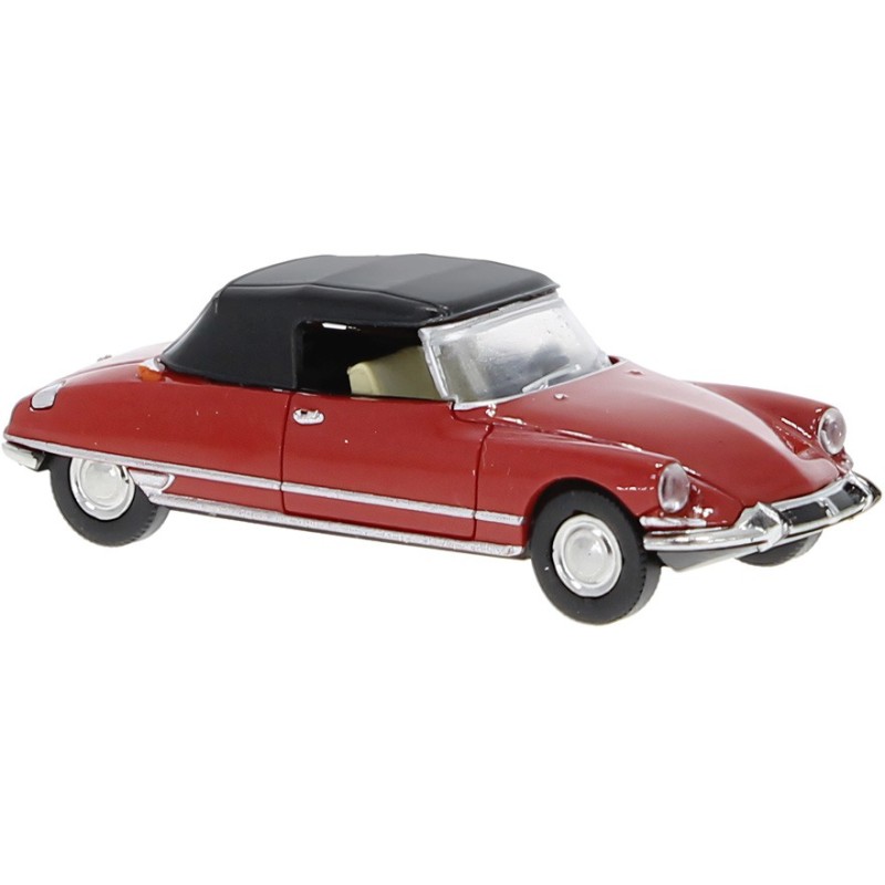 Citroën DS descapotable, rojo.