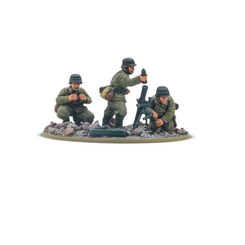 Equipamento de argamassa alemão.