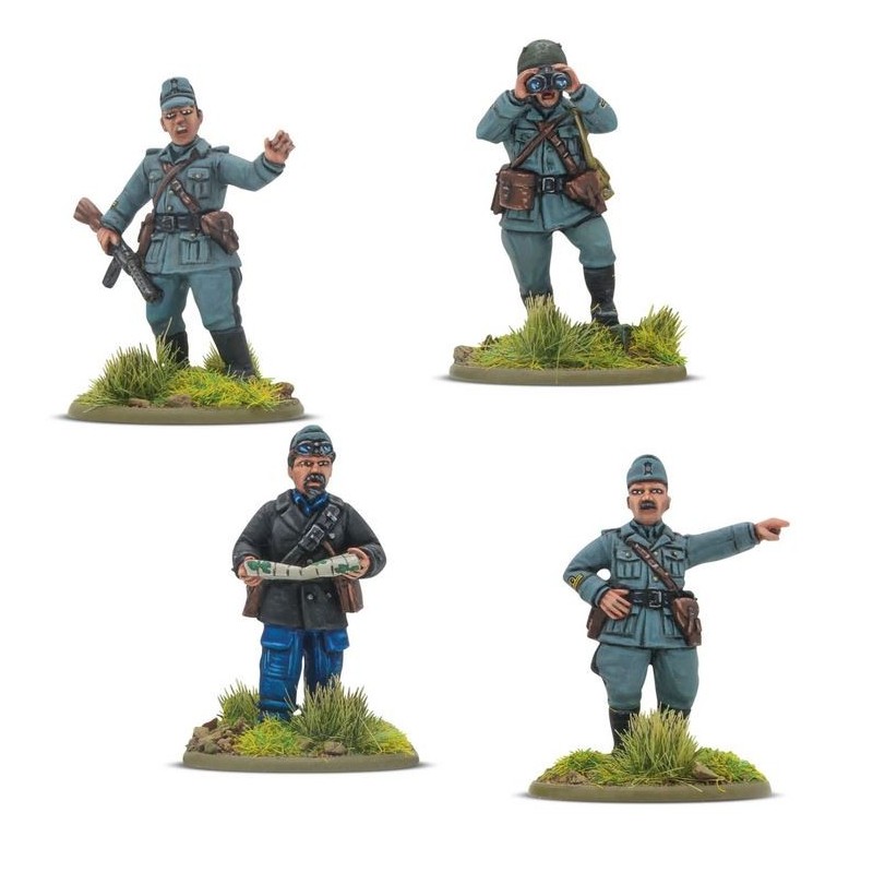 Comandanti del plotone italiano.